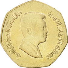 Munten, Jordanië, Abdullah II, 1/4 Dinar, 2009, UNC-, Nickel-brass, KM:83