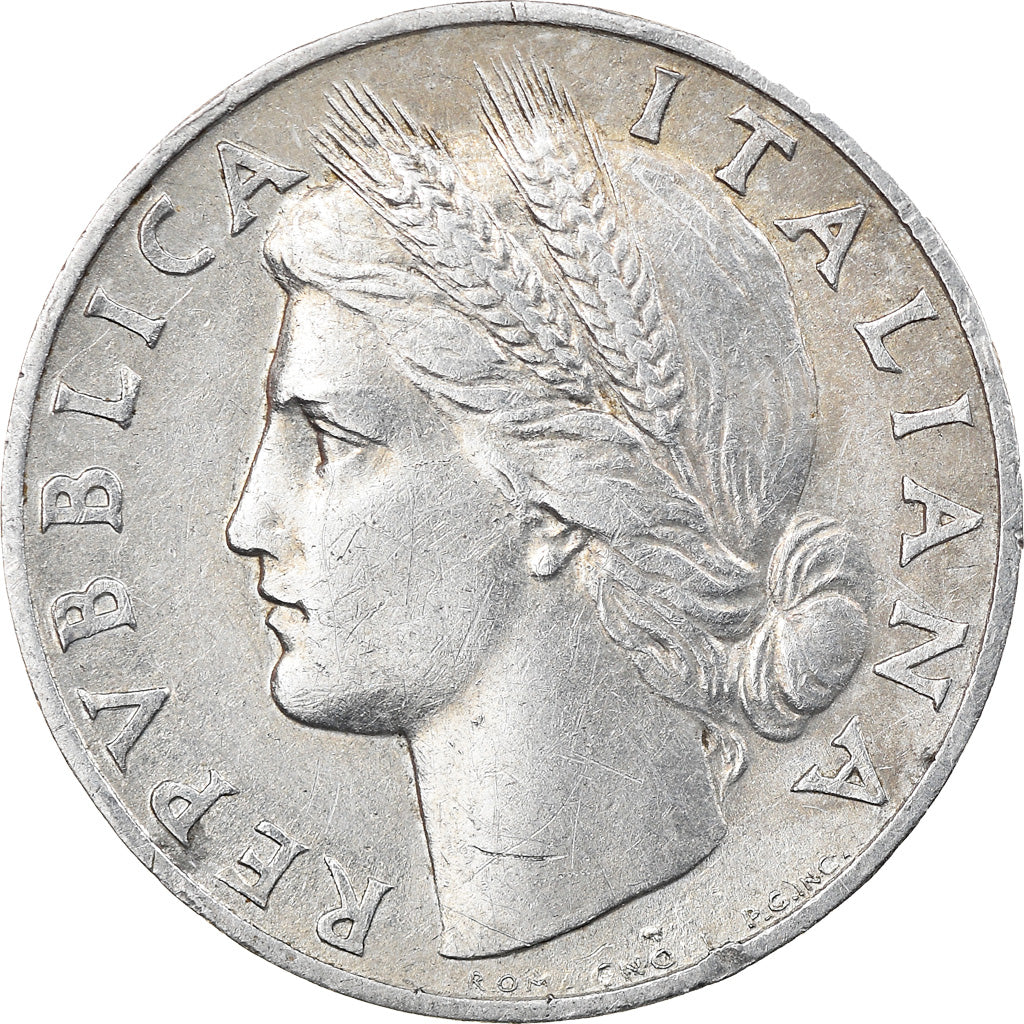 Münze, Italien, Lira, 1950, Rome, SS, Aluminium, KM:87