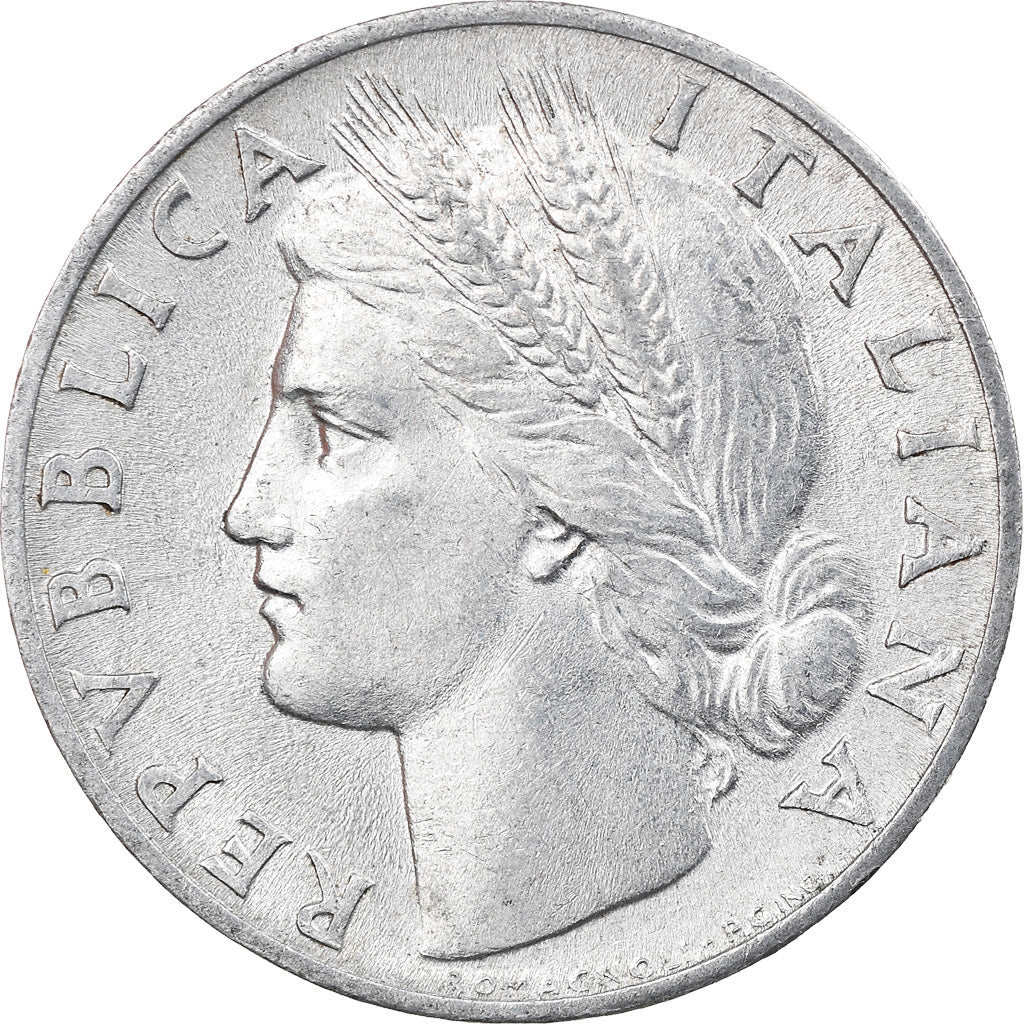 Moeda, Itália, Lira, 1949, Rome, AU(55-58), Alumínio, KM:87