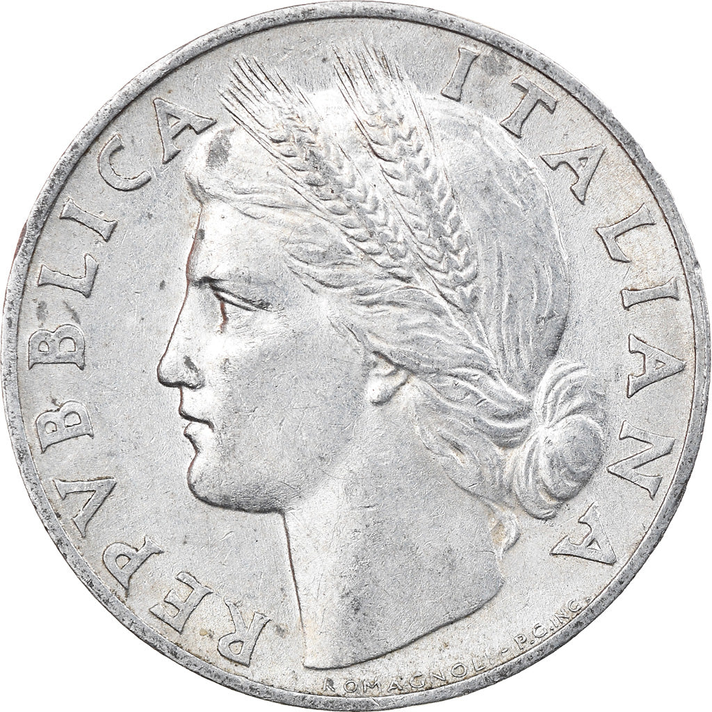 Munten, Italië, Lira, 1949, Rome, ZF+, Aluminium, KM:87