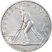Coin, Italy, 2 Lire, 1949, Rome, AU(55-58), Aluminum, KM:88