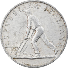 Coin, Italy, 2 Lire, 1949, Rome, EF(40-45), Aluminum, KM:88