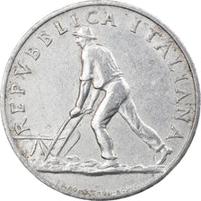 Coin, Italy, 2 Lire, 1950, Rome, EF(40-45), Aluminum, KM:88