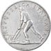 Coin, Italy, 2 Lire, 1950, Rome, EF(40-45), Aluminum, KM:88