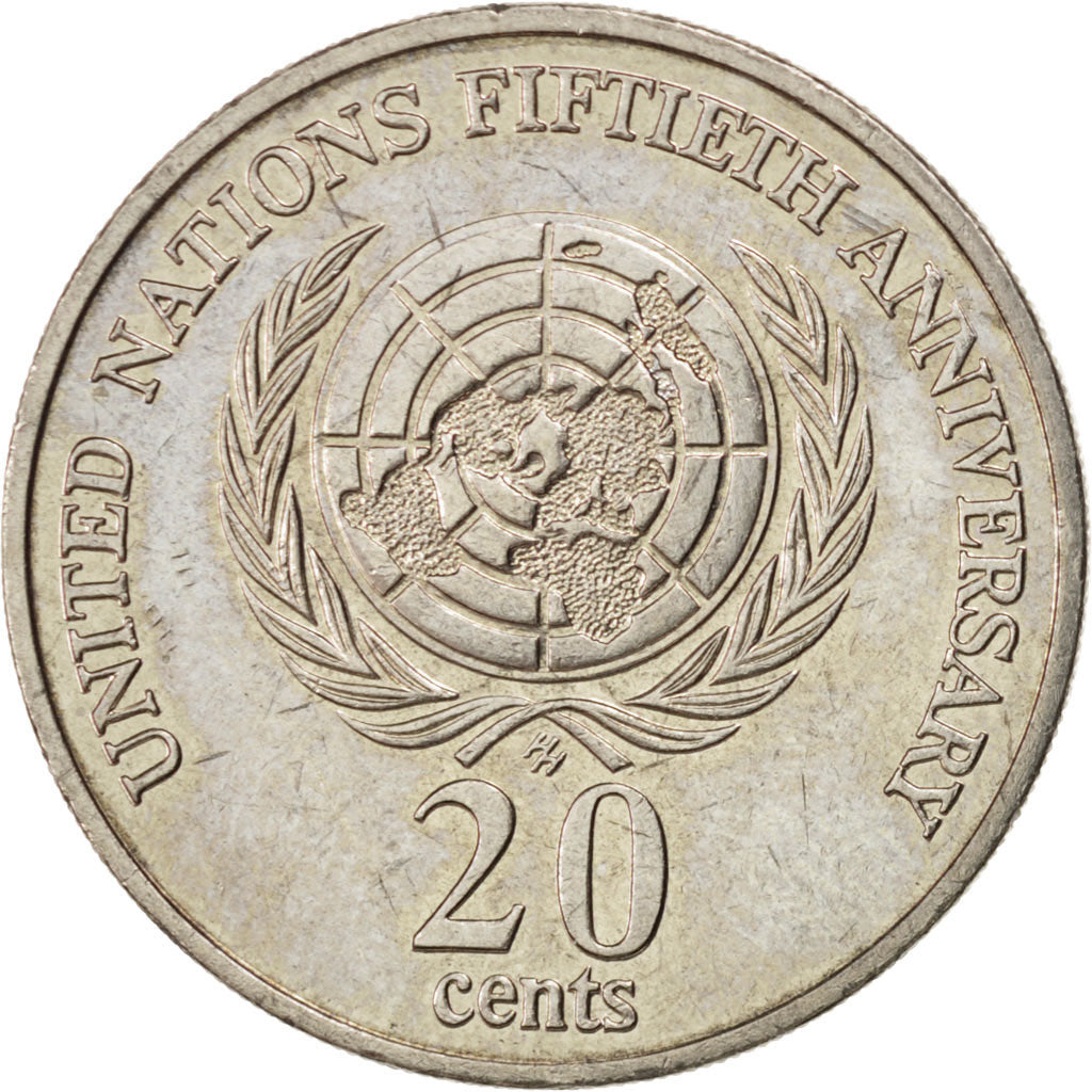 AUSTRALIA, 20 Cents, 1995, KM #295, MS(63), Copper-Nickel, 28.65, 11.29