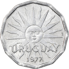 Monnaie, Uruguay, 2 Centesimos, 1977, Santiago, SUP, Aluminium, KM:72