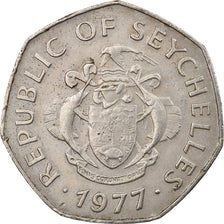 Münze, Seychelles, 5 Rupees, 1977, British Royal Mint, SS, Copper-nickel, KM:36