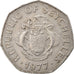Münze, Seychelles, 5 Rupees, 1977, British Royal Mint, SS, Copper-nickel, KM:36