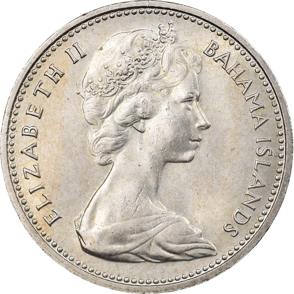 Monnaie, Bahamas, Elizabeth II, 5 Cents, 1966, Franklin Mint, SUP