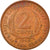 Coin, East Caribbean States, Elizabeth II, 2 Cents, 1965, EF(40-45), Bronze