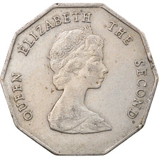 Münze, Osten Karibik Staaten, Elizabeth II, Dollar, 1989, S+, Copper-nickel