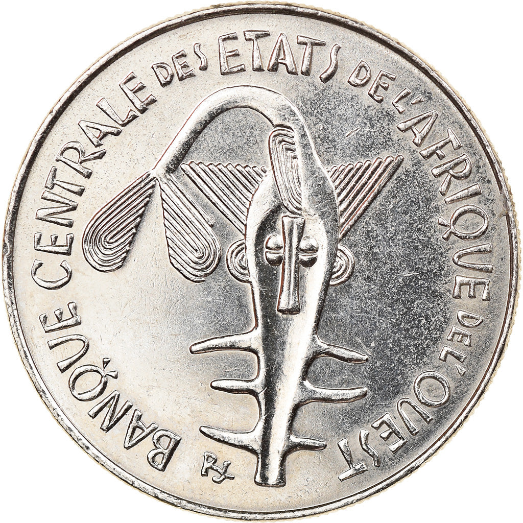 Münze, West African States, 100 Francs, 1987, Paris, VZ, Nickel, KM:4