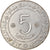 Moneda, Algeria, 5 Dinars, 1972, Paris, MBC, Níquel, KM:105a.1