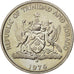 Munten, TRINIDAD & TOBAGO, 25 Cents, 1976, UNC-, Copper-nickel, KM:28