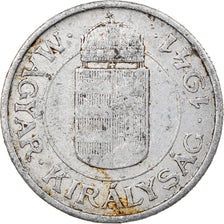 Moneda, Hungría, 2 Pengö, 1941, Budapest, BC+, Aluminio, KM:522.1
