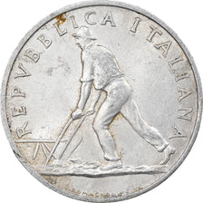 Moneda, Italia, 2 Lire, 1949, Rome, MBC, Aluminio, KM:88