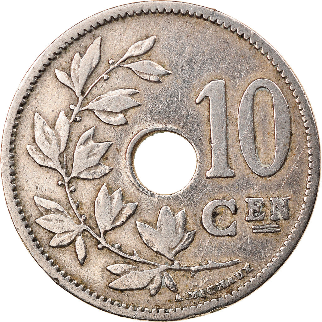 Coin, Belgium, 10 Centimes, 1902, EF(40-45), Copper-nickel, KM:49