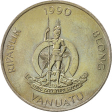 Vanuatu, 50 Vatu, 1990, SPL, Rame-nichel, KM:8