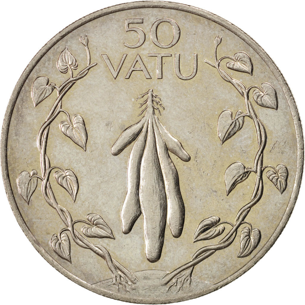 Vanuatu, 50 Vatu, 1990, SPL, Rame-nichel, KM:8