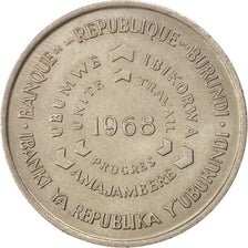 BURUNDI, 10 Francs, 1968, KM #17, MS(63), Copper-Nickel, 28, 7.91