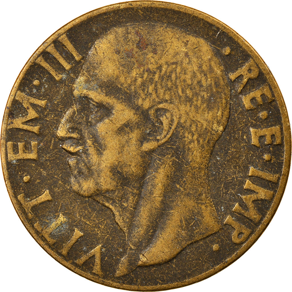 Moneta, Italia, Vittorio Emanuele III, 10 Centesimi, 1942, Rome, MB+
