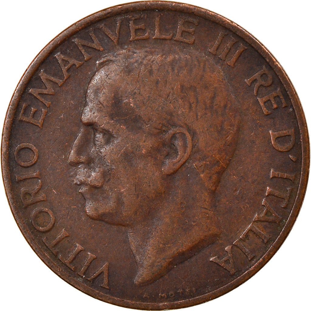 Moneda, Italia, Vittorio Emanuele III, 10 Centesimi, 1934, Rome, MBC, Bronce