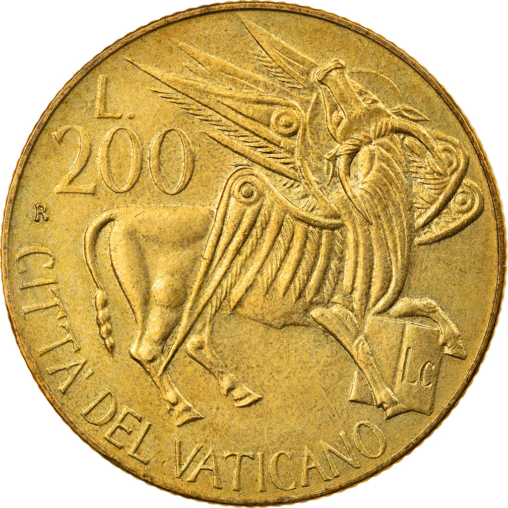 Monnaie, Cité du Vatican, John Paul II, 200 Lire, 1985, Roma, TTB