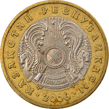 Monnaie, Kazakhstan, 100 Tenge, 2006, Kazakhstan Mint, TTB, Bi-Metallic, KM:39
