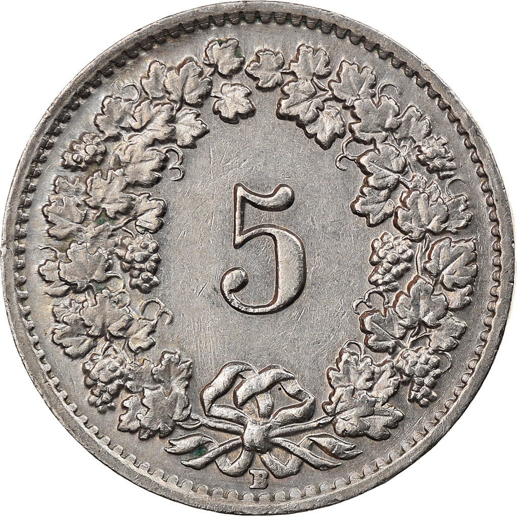 Monnaie, Suisse, 5 Rappen, 1954, Bern, SUP, Copper-nickel, KM:26