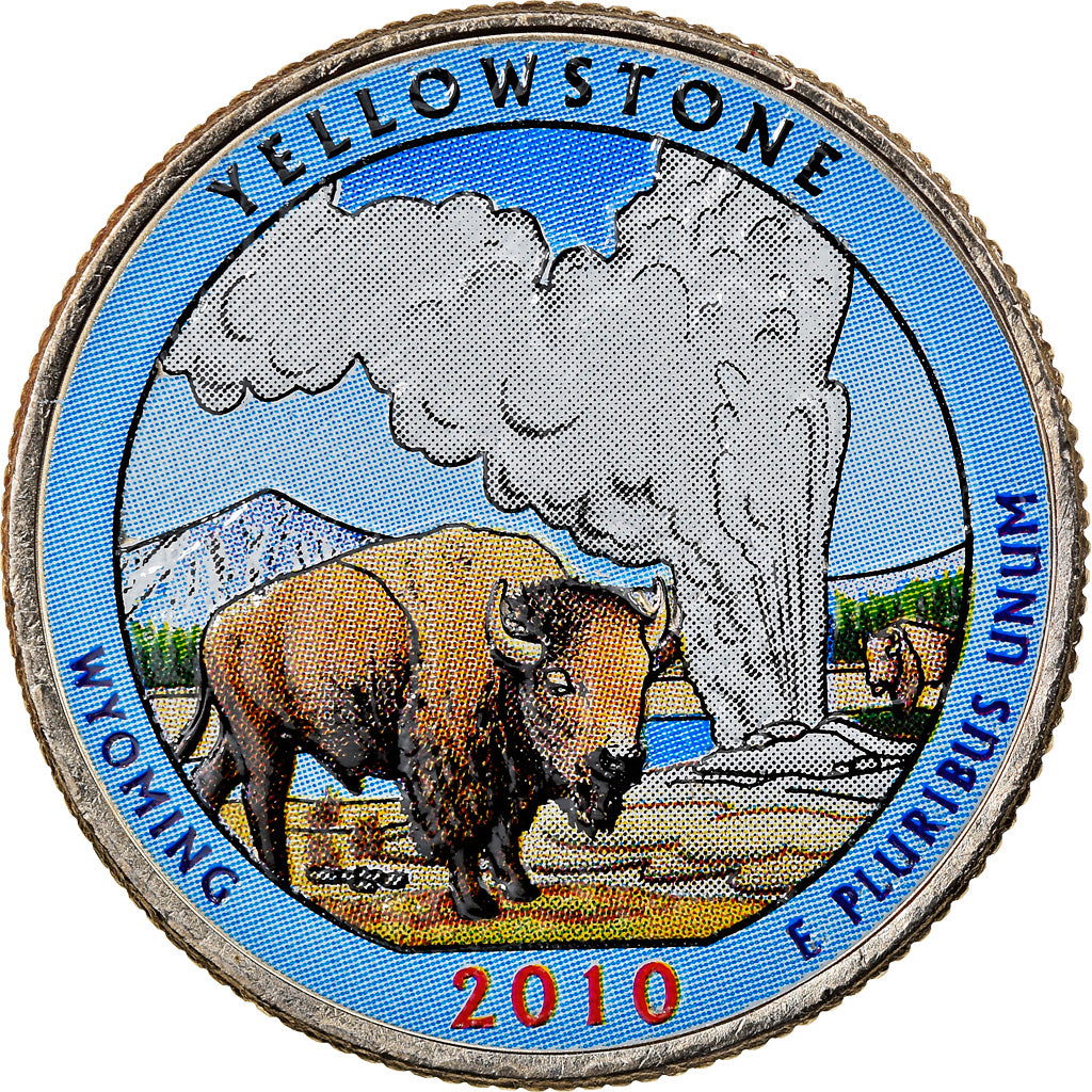 Münze, Vereinigte Staaten, Quarter, 2010, U.S. Mint, Denver, Colourized, VZ