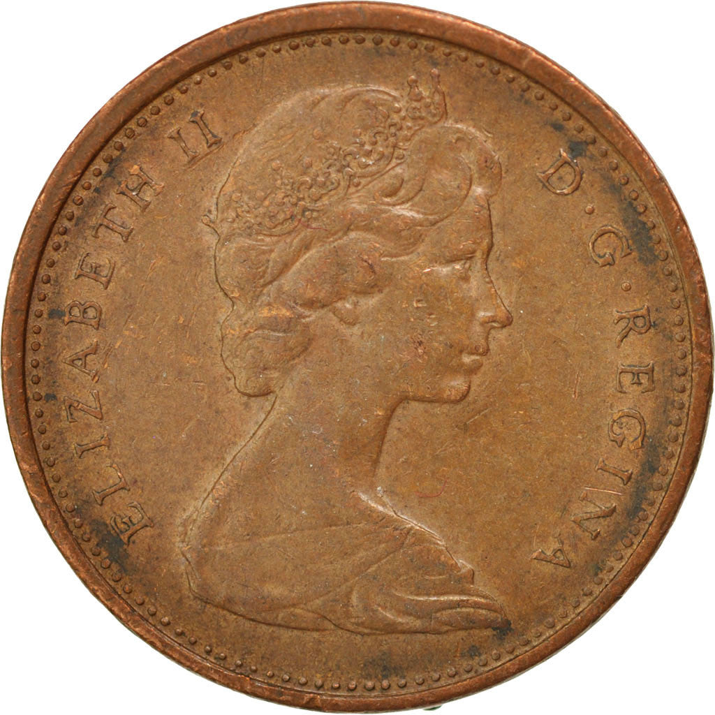 CANADA, Cent, 1967, Royal Canadian Mint, KM #65, EF(40-45), Bronze, 19.10, 3.24