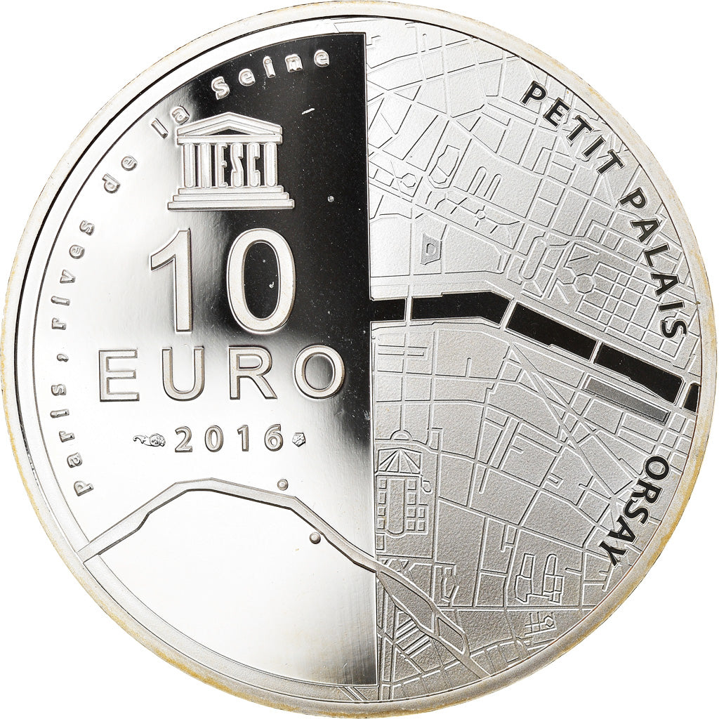 França, Monnaie de Paris, 10 Euro, Orsay - Petit Palais, 2016, Paris, BE