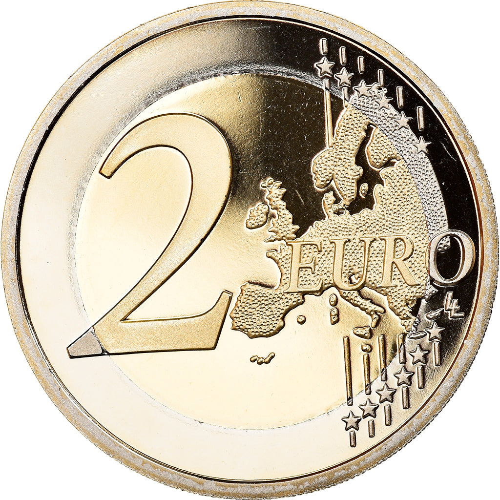 Francia, 2 Euro, Le Bleuet de France, 2018, Paris, BE, FDC, Bimetálico