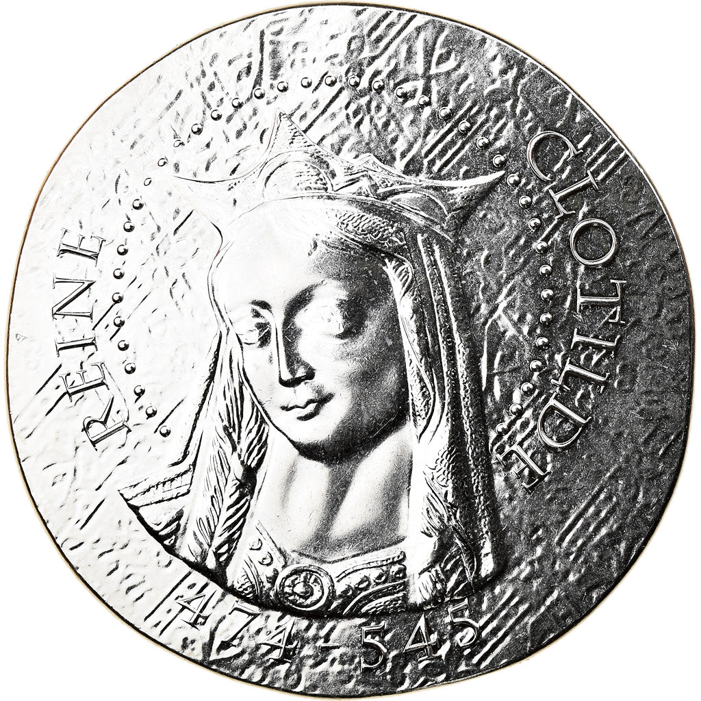 Francia, Monnaie de Paris, 10 Euro, Reine Clotilde, 2016, BE, FDC, Argento