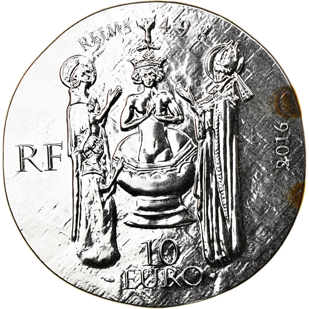 Francia, Monnaie de Paris, 10 Euro, Reine Clotilde, 2016, BE, FDC, Argento