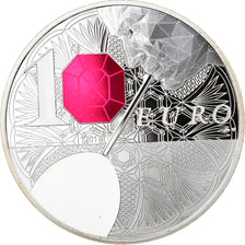 Francja, Monnaie de Paris, 10 Euro, 250 ans de la cristallerie Baccarat, 2014