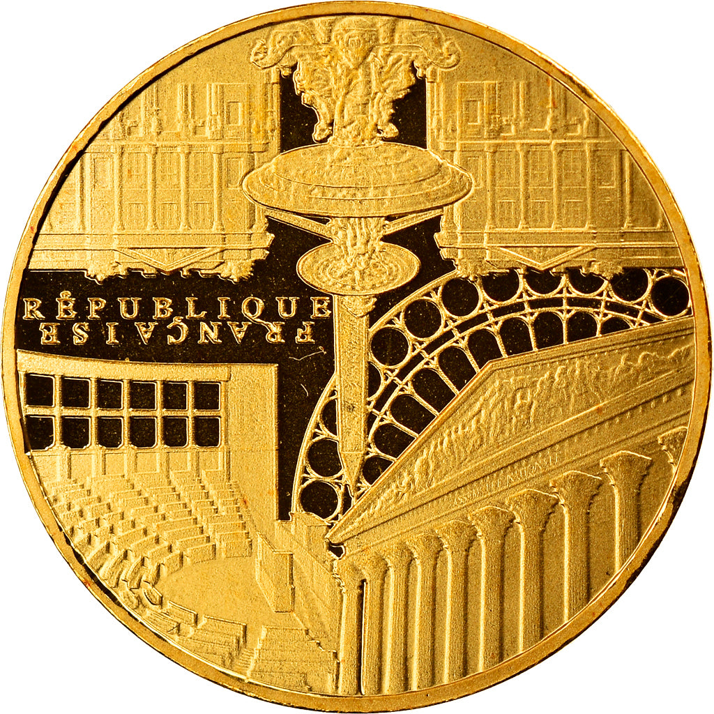 Frankreich, Monnaie de Paris, 5 Euro, UNESCO, 2017, Paris, BE, STGL, Gold