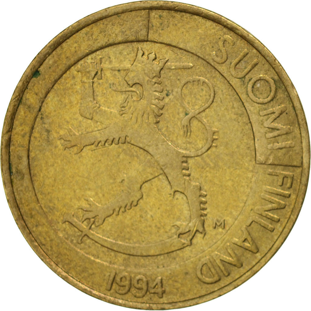 FINLAND, Markka, 1994, KM #76, EF(40-45), Aluminum-Bronze, 22.2, 5.02