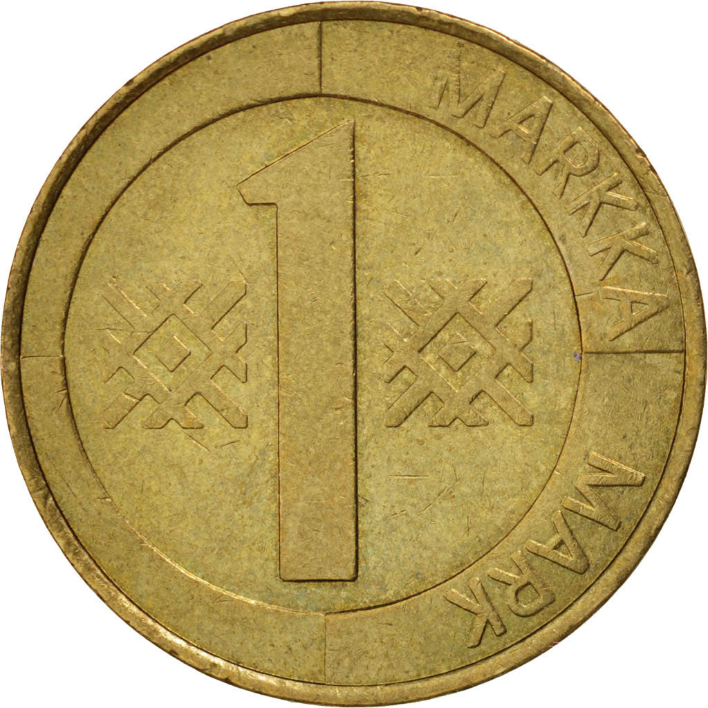 FINLAND, Markka, 1994, KM #76, EF(40-45), Aluminum-Bronze, 22.2, 5.02