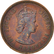 MAURITIUS, 2 Cents, 1963, KM #32, EF(40-45), Bronze, 23.2, 3.78
