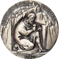 San Marino, Medal, Nuova Convenzione Monetaria, 1982, MS(63), Silver