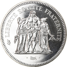 Moneta, Francja, Hercule, 50 Francs, 1980, Paris, MS(65-70), Srebro, KM:941.1