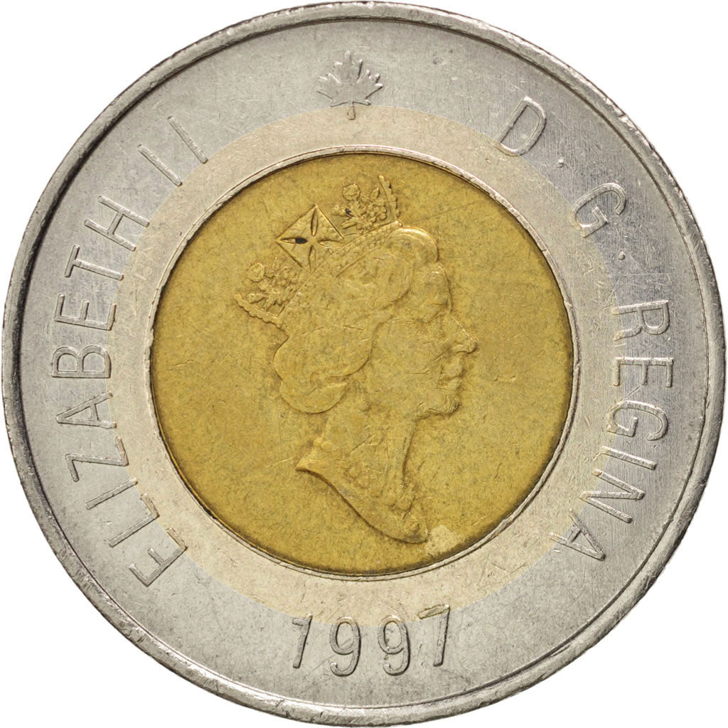CANADA, 2 Dollars, 1997, Royal Canadian Mint, KM #270, EF(40-45), Bi-Metallic,..