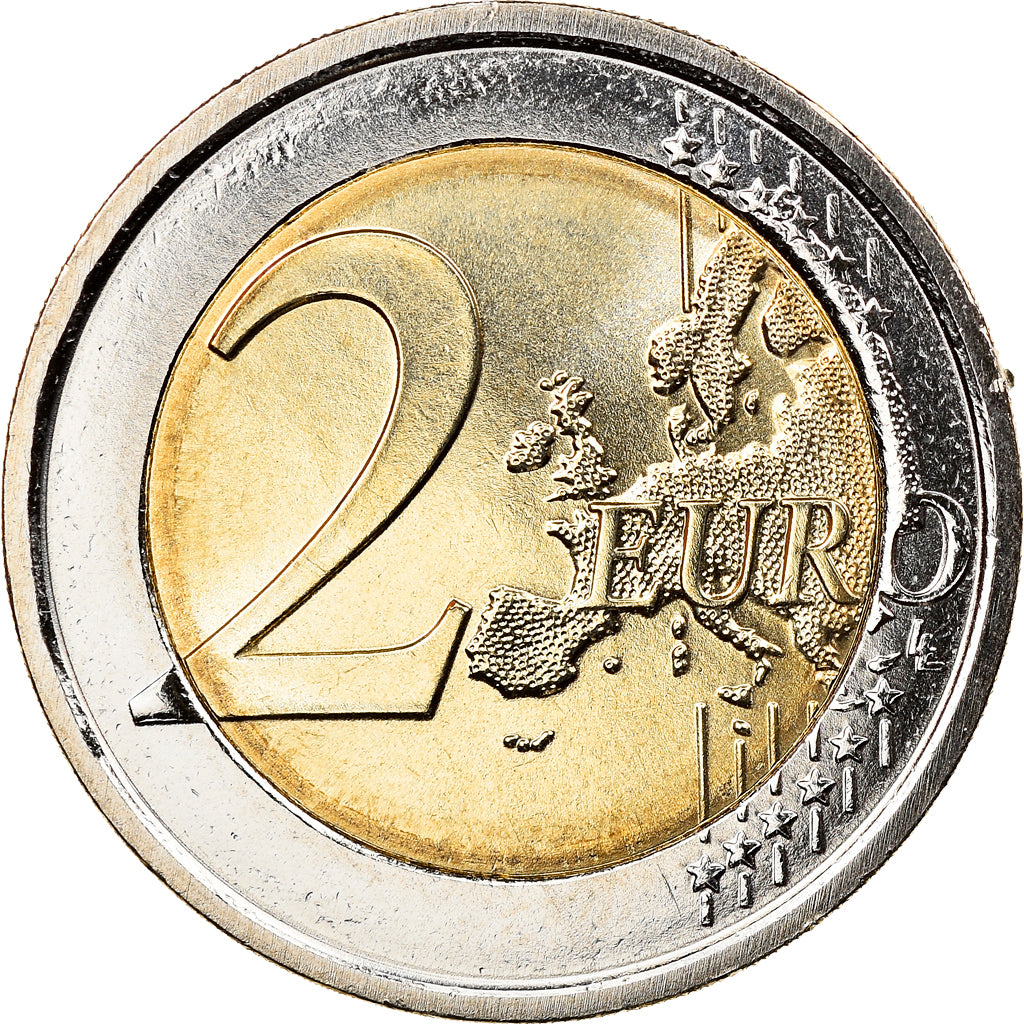 San Marino, 2 Euro, 2010, Rome, MS(65-70), Bi-Metallic, KM:486