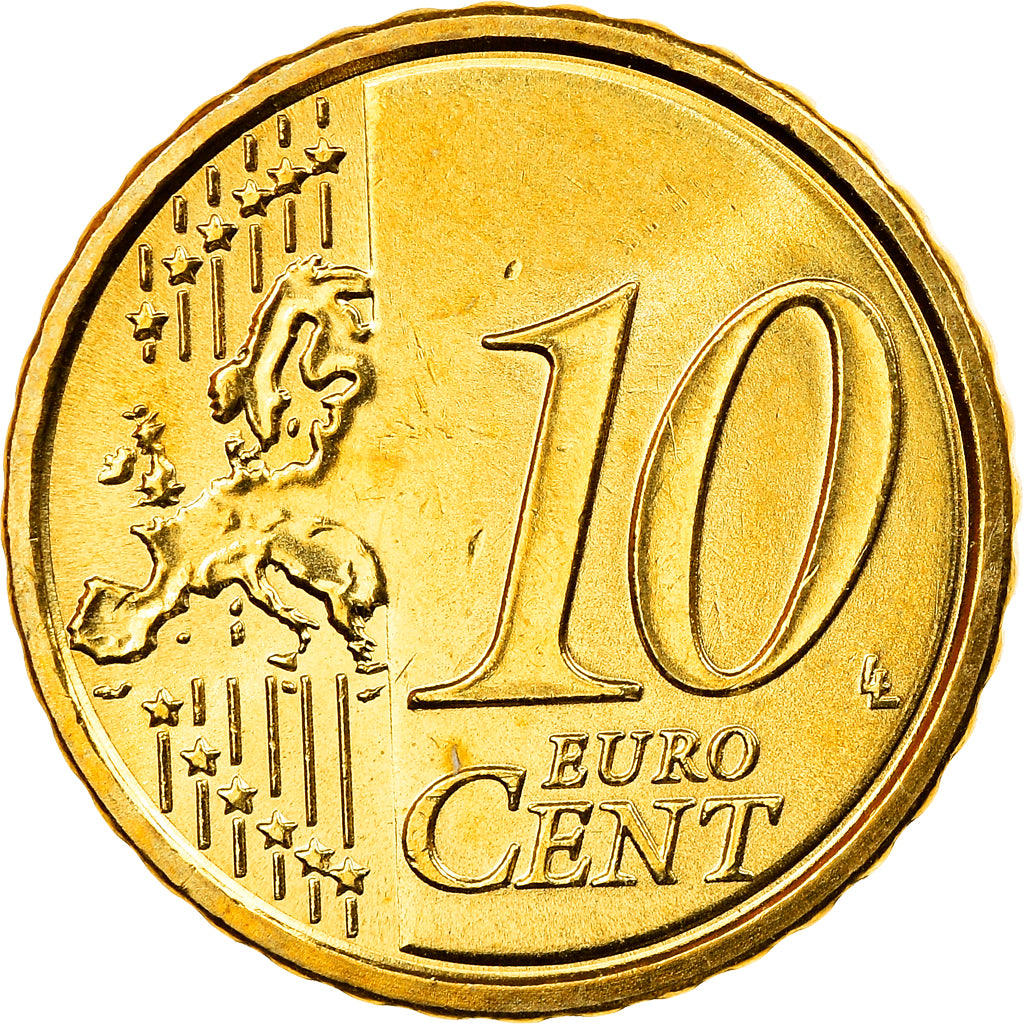San Marino, 10 Euro Cent, 2010, Rome, FDC, Laiton, KM:443