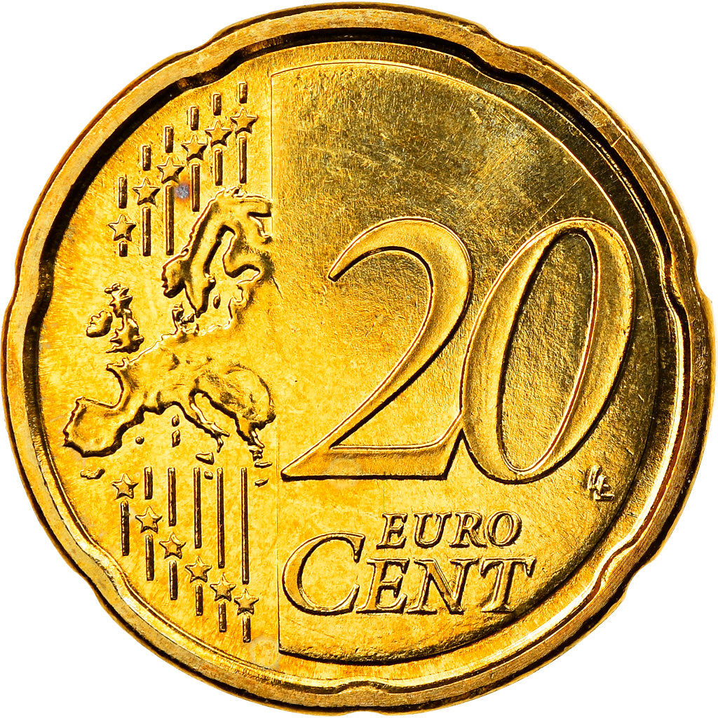 San Marino, 20 Euro Cent, 2008, Rome, FDC, Laiton, KM:483