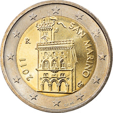 San Marino, 2 Euro, 2011, Rome, FDC, Bi-metallico, KM:486