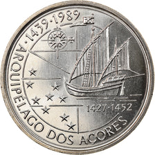 Moeda, Portugal, 100 Escudos, 1989, Découverte des Açores, MS(65-70)