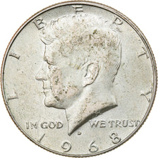 Münze, Vereinigte Staaten, Kennedy Half Dollar, Half Dollar, 1968, U.S. Mint