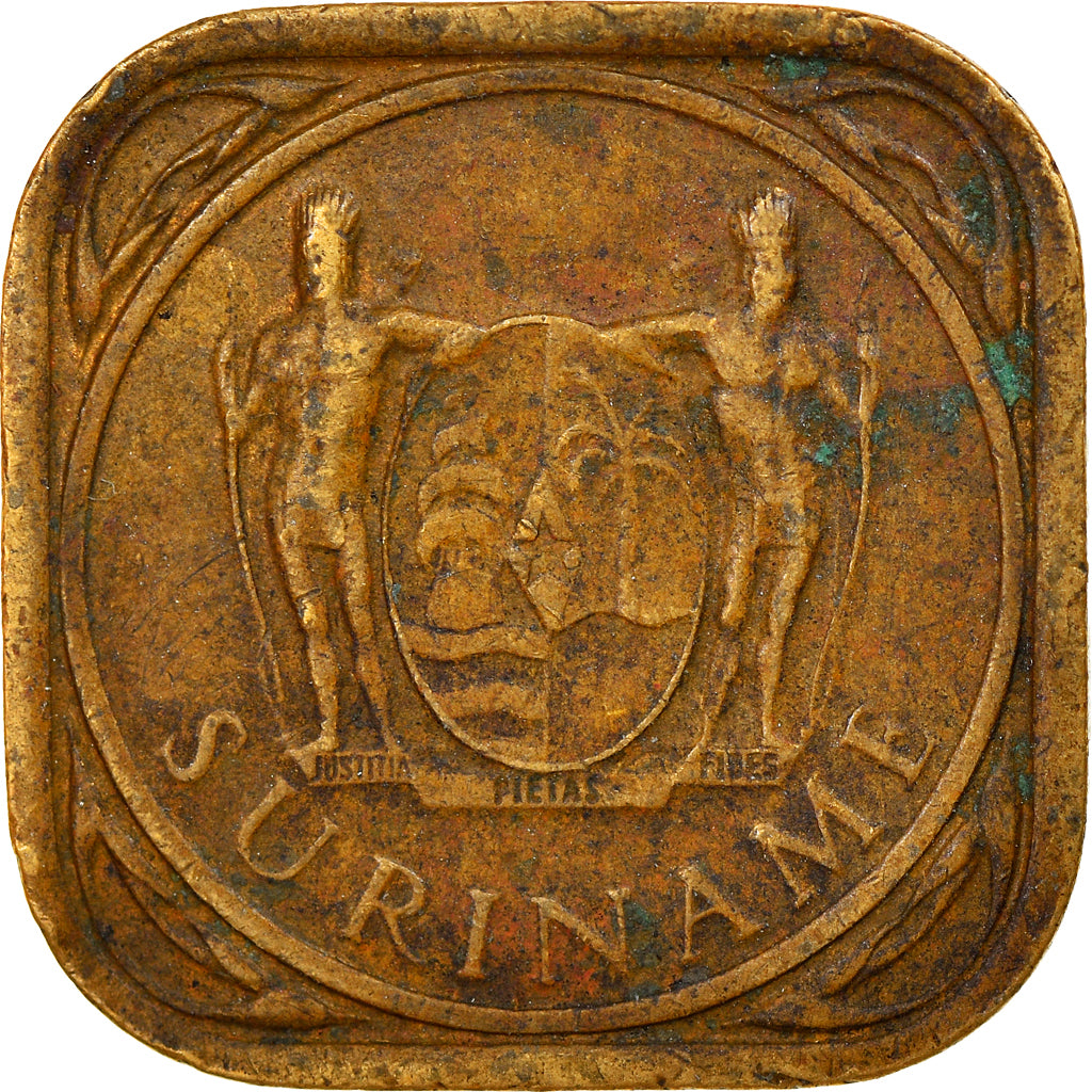 Coin, Surinam, 5 Cents, 1966, VF(30-35), Nickel-brass, KM:12.1